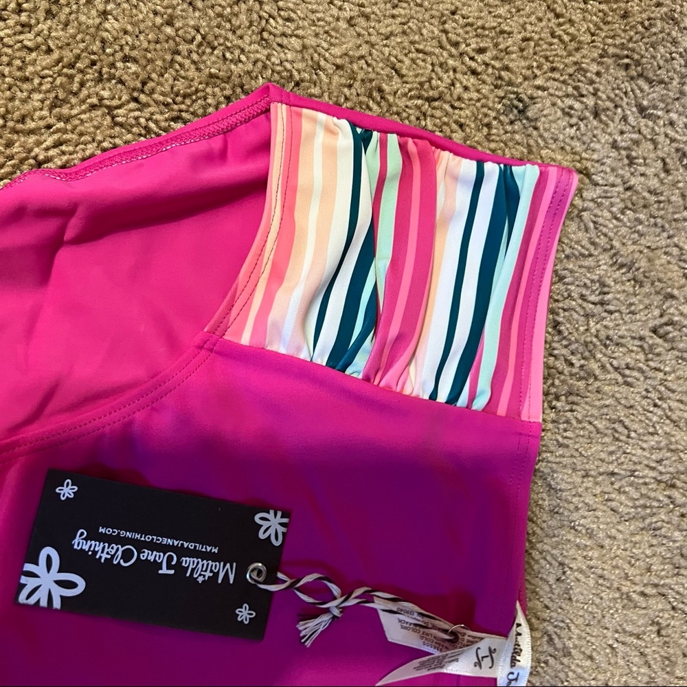 NWT Matilda Jane Sunrise Swim set ruffle top and bottoms - Picture 10 of 10